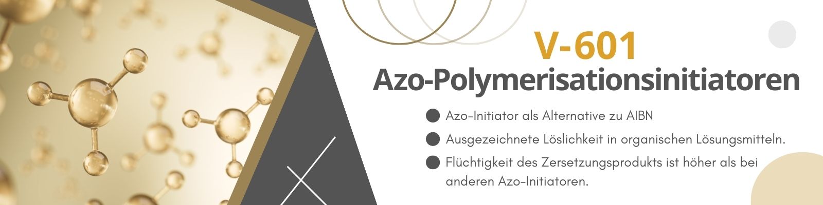 v-601 is an azo initiator developed as an alternative to AIBN